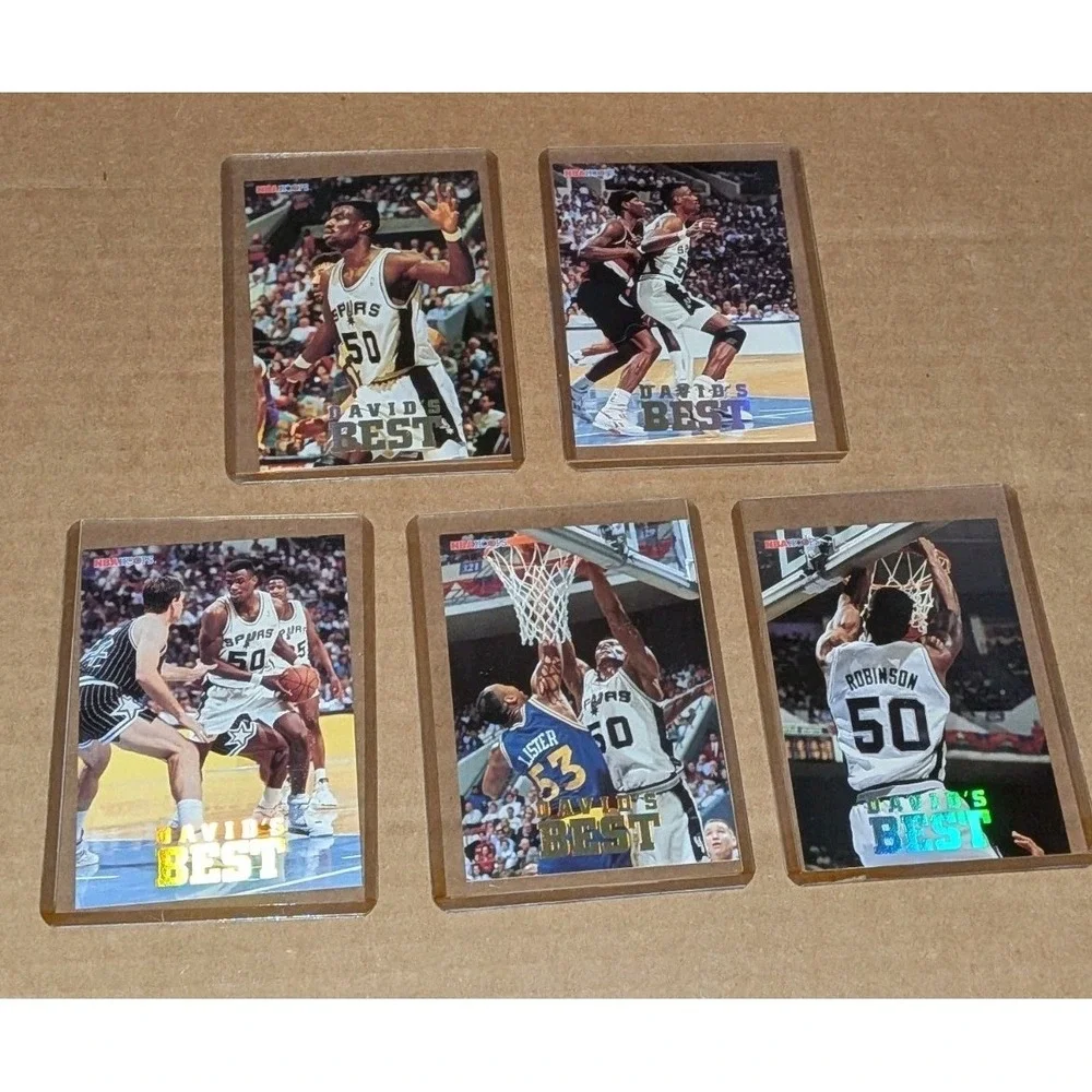 1993-94 Skybox‎ NBA Hoops David Robinson- David's Best 5 Card Set